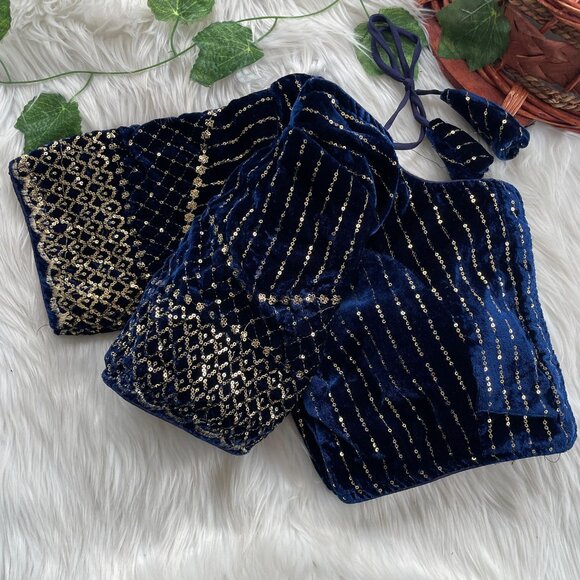 VELVET BLOUSE - Picture 3 of 16